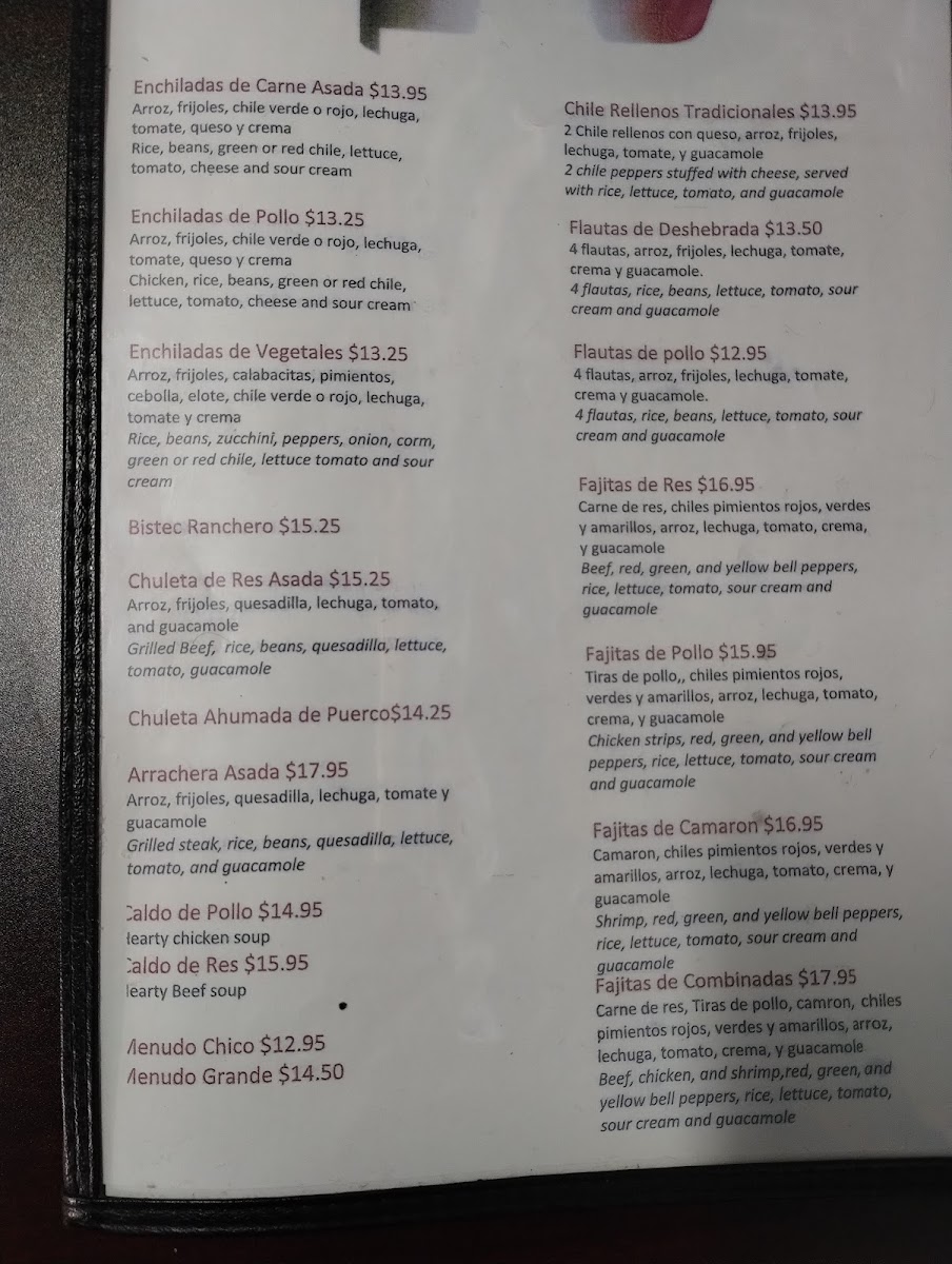Menu Chapin & Mex Restaurant-3