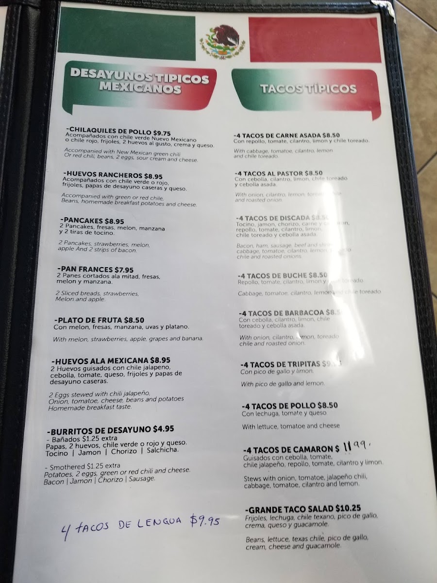 Menu Chapin & Mex Restaurant-5