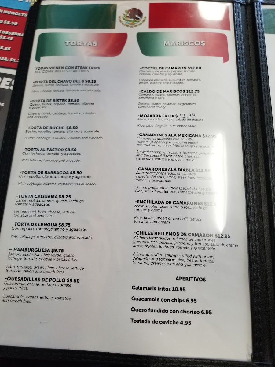 Menu Chapin & Mex Restaurant-6